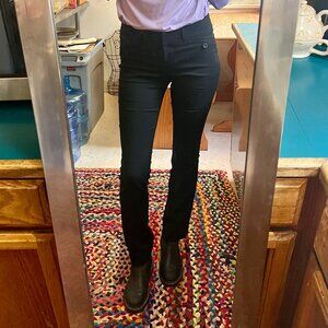 Flirtatious Black Stretch Dress Pants Slacks Size 1 Juniors (Fits Women's 00/0)